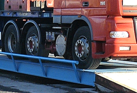 Lorry on Weighbridge